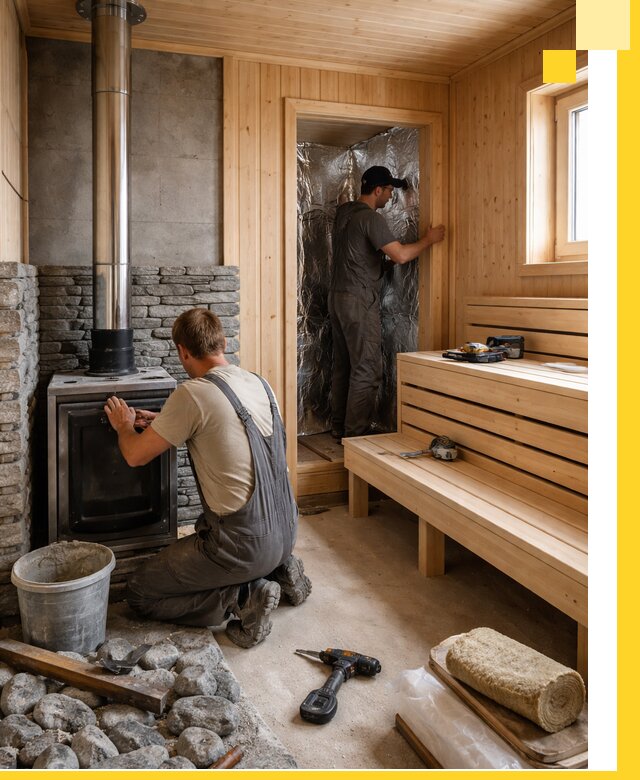 Строительство и изготовление бань под ключ в Югорске