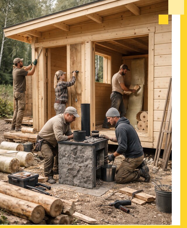 Купить баню под ключ в Югорске строительство монтаж отделка