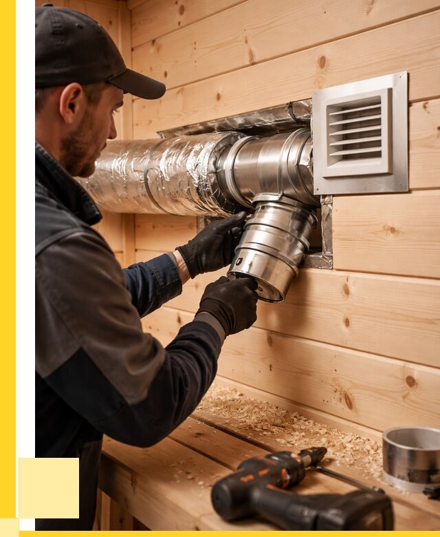 Монтаж вентиляции бани в Югорске от 12253 р. | ЭриданЮгр