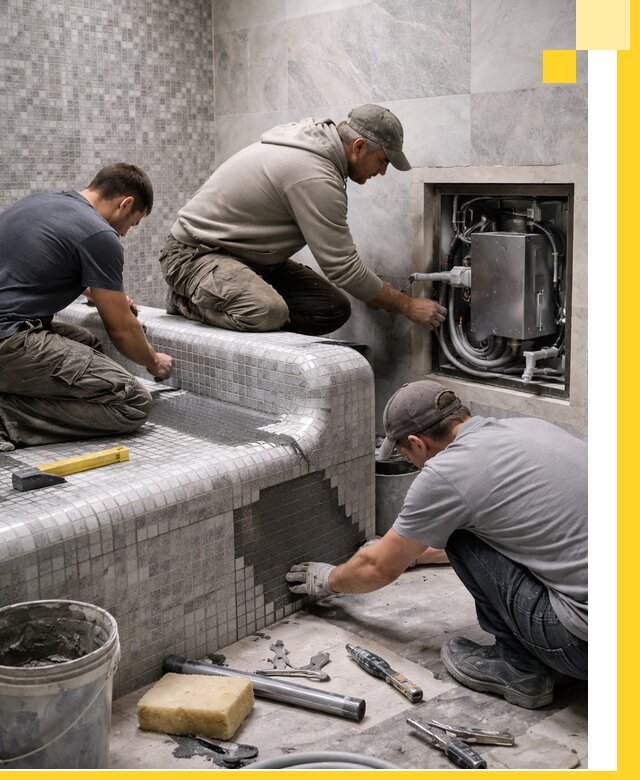 Проекты хамамов под ключ в Югорске и дизайн и строительство