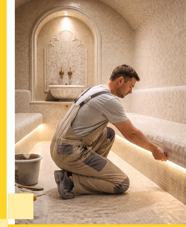 Отделка хамамов под ключ в Югорске от 5616 р. | ЭриданЮгр