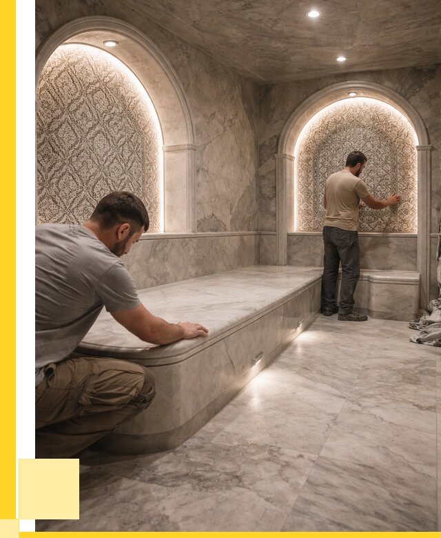 Турецкие бани под ключ в Югорске от 255275 р. | ЭриданЮгр