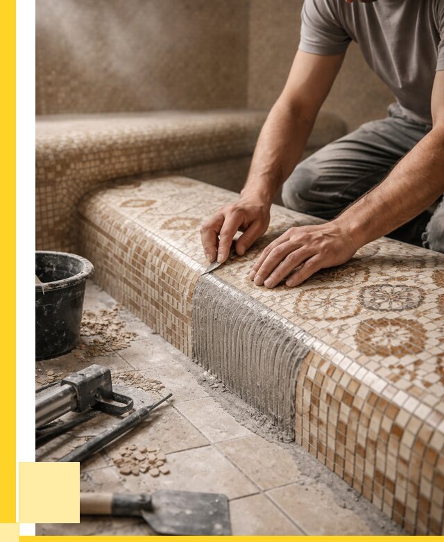 Плитка для хамама под ключ в Югорске от 3574 р. | ЭриданЮгр